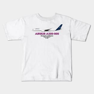 Airbus A350-900 - Deutsche Lufthansa "New Colours" Kids T-Shirt